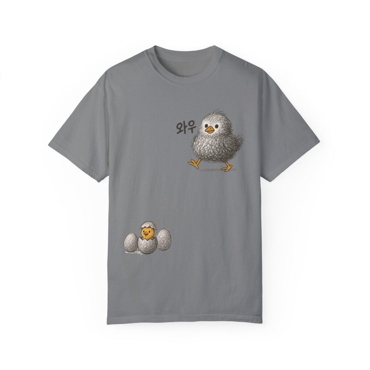 Funny Chick Illustration Unisex T-Shirt - Cute Bird Design for Animal Lovers - Image 9