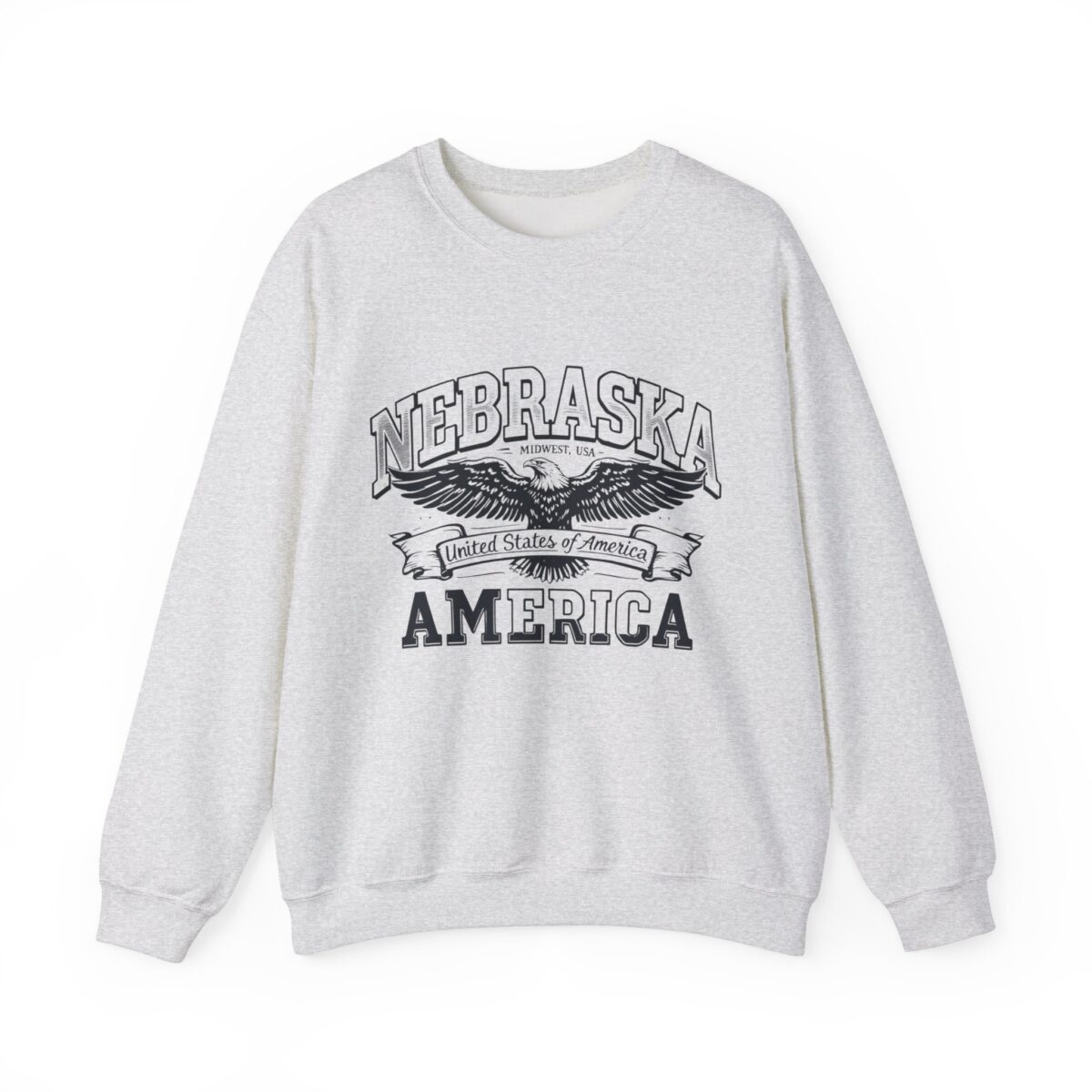 Nebraska Unisex Heavy Blend™ Crewneck Sweatshirt - Image 5