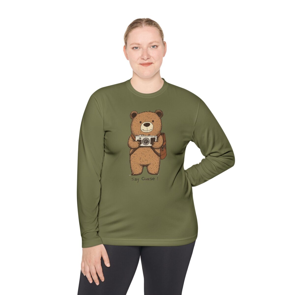 Say cheese Unisex Lightweight Long Sleeve Tee - Image 28