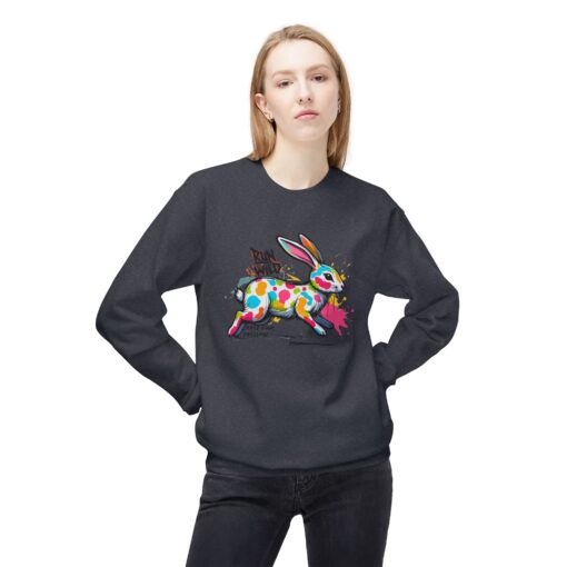 Run wild Unisex Midweight Softstyle Fleece Crewneck Sweatshirt - Image 7