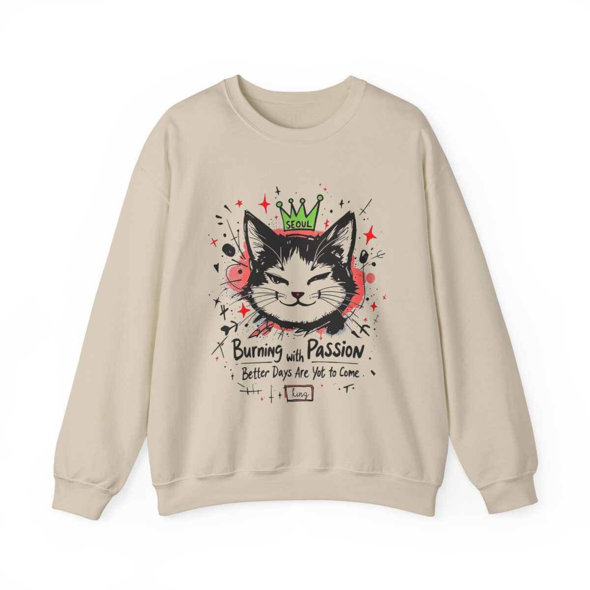 Better days are yet to come Unisex Heavy Blend™ Crewneck Sweatshirt - Image 9