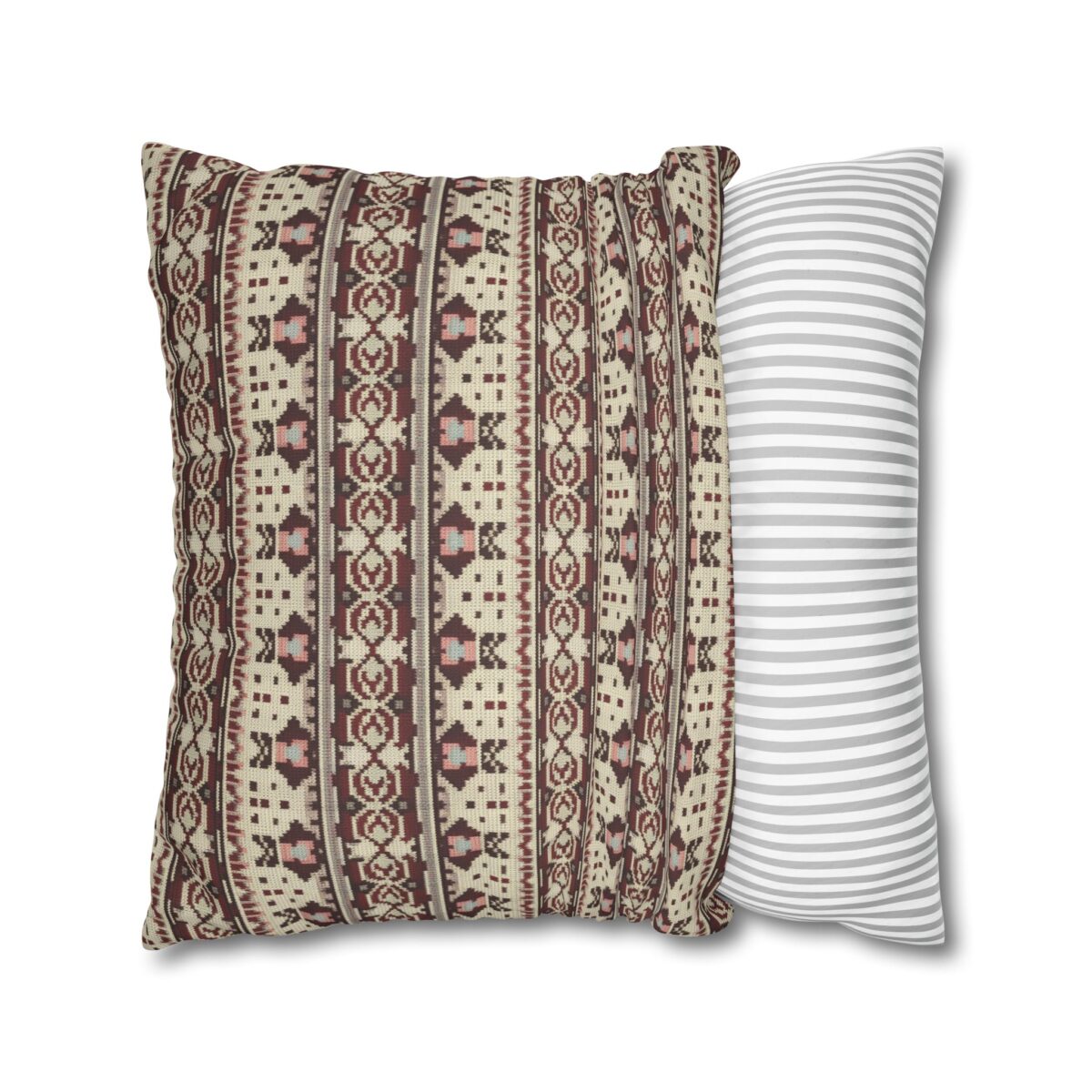 Vintage Cozy Faux Suede Square Pillowcase - Image 16