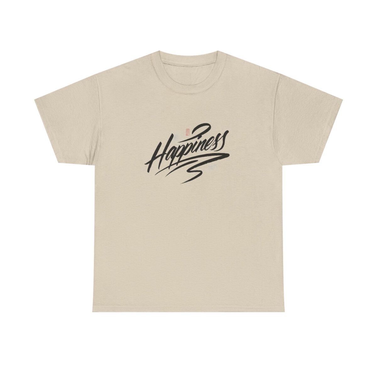 Happiness Unisex Heavy Cotton Tee - Comfortable Daily Wear - Image 9