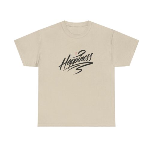 Happiness Unisex Heavy Cotton Tee - Comfortable Daily Wear - Image 9