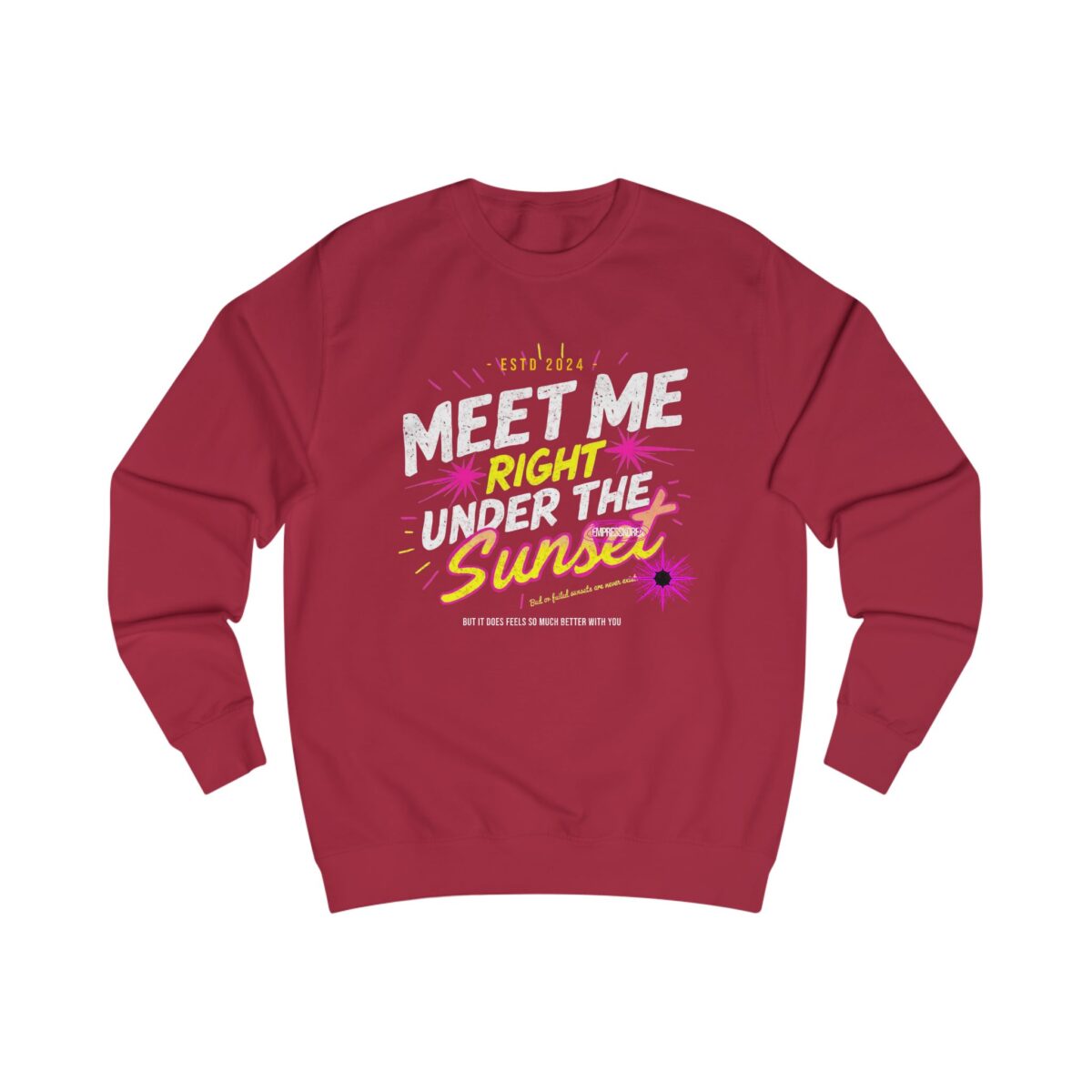 Meet me right under the sunset Unisex Sweatshirt - Image 7