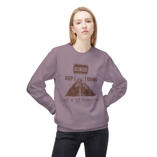 One way, keep going II Unisex Midweight Softstyle Fleece Crewneck Sweatshirt - Image 23