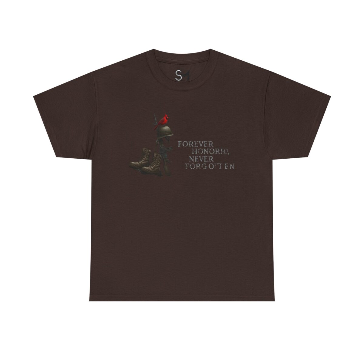 Forever honored, never forgotten Unisex Heavy Cotton Tee - Image 5