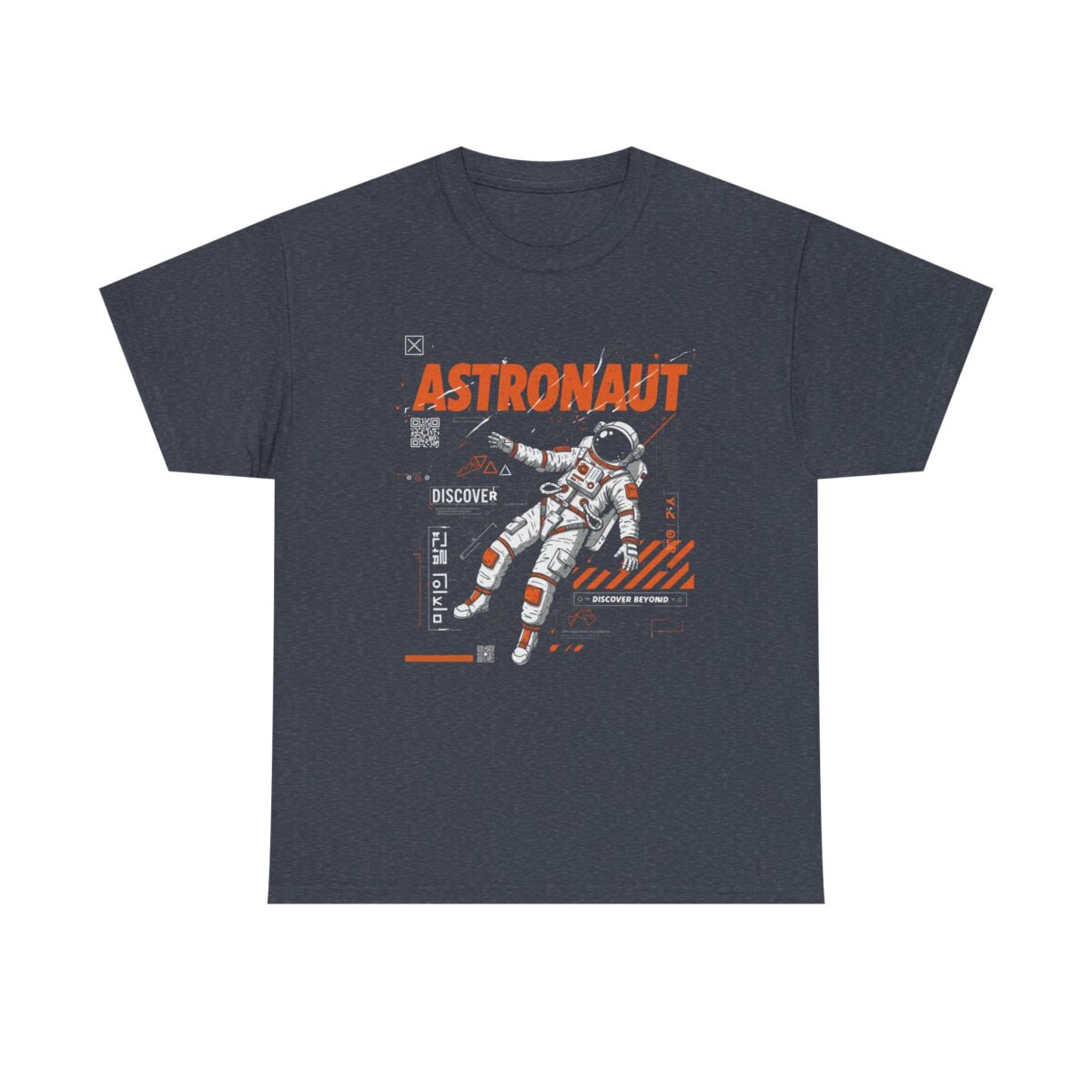 Astronaut Unisex Heavy Cotton Tee - Image 13