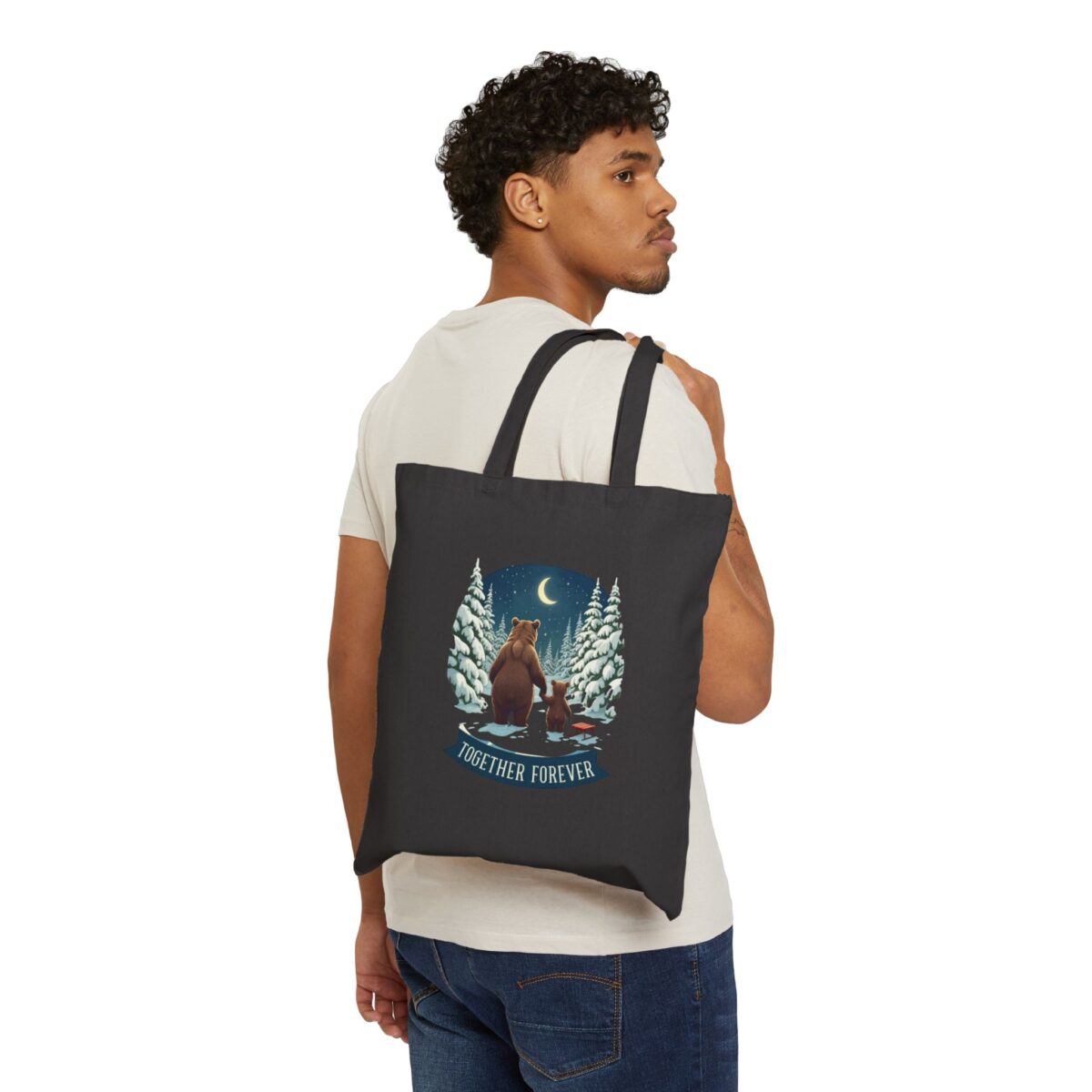 Together forever Cotton Canvas Tote Bag - Image 7