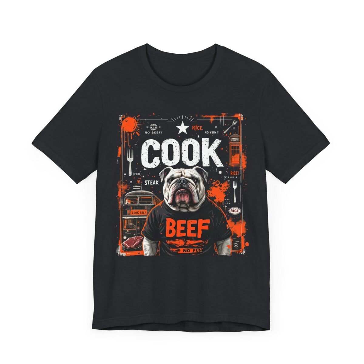 Cook Beef Unisex Jersey Short Sleeve Tee - Image 19