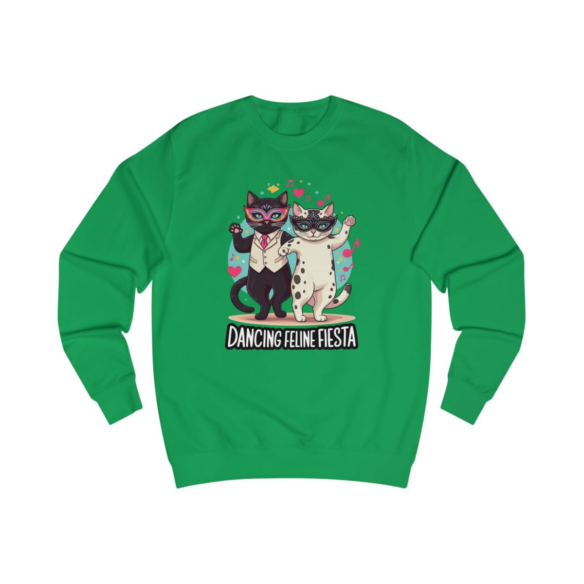 Dancing Feline Fiesta Unisex Sweatshirt - Image 11