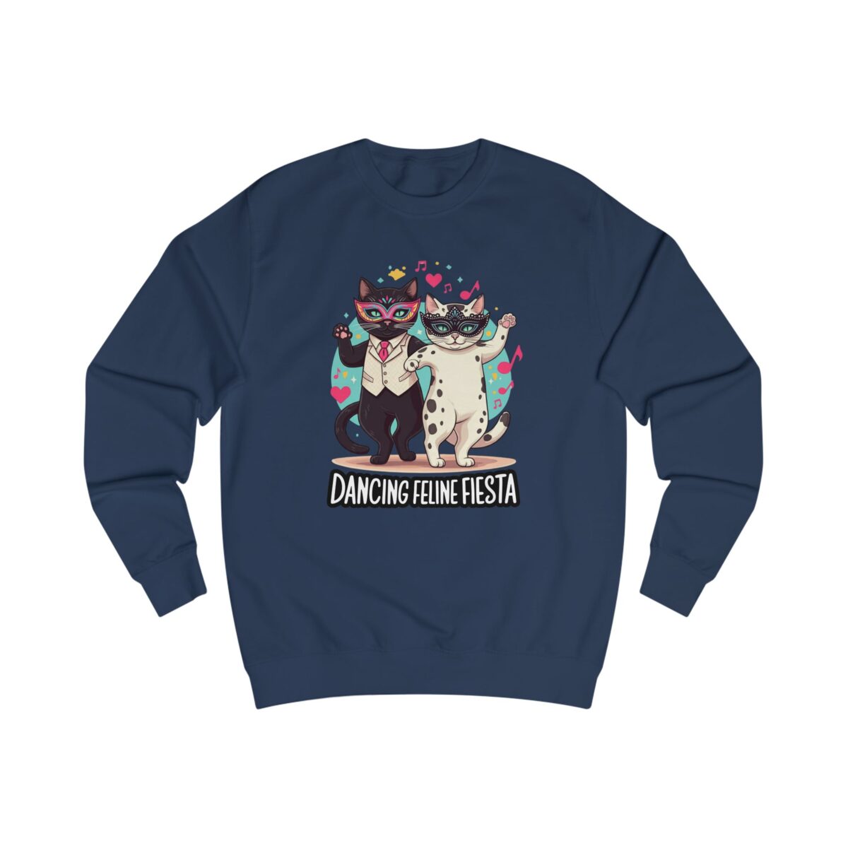 Dancing Feline Fiesta Unisex Sweatshirt - Image 19