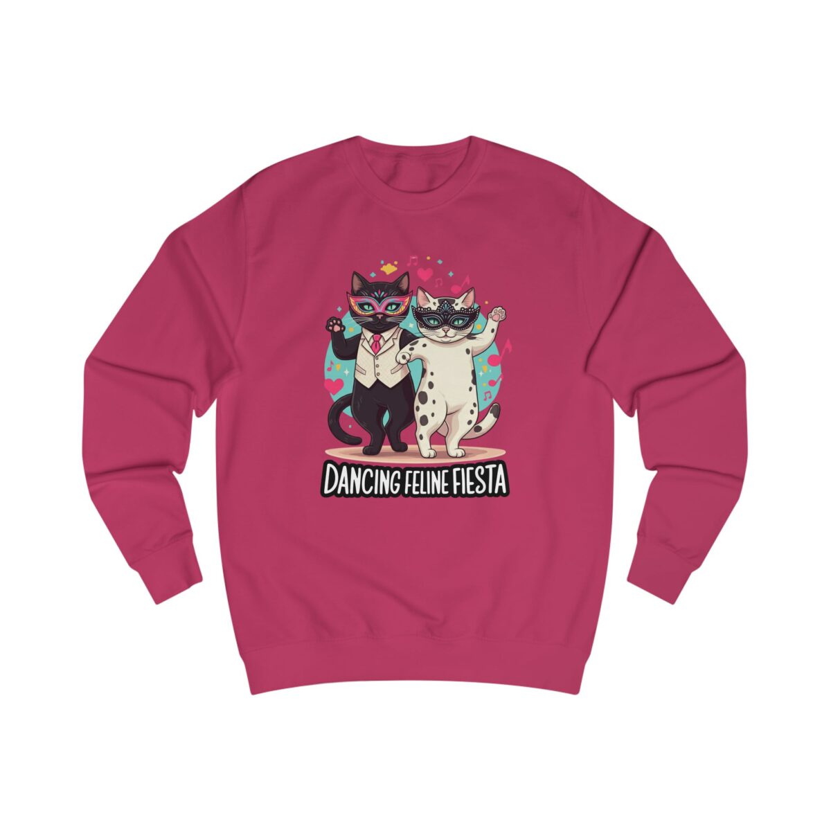 Dancing Feline Fiesta Unisex Sweatshirt - Image 21