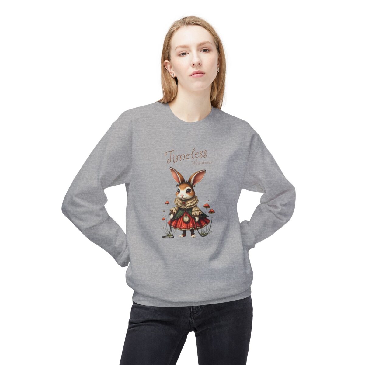 Timeless Wanderer II Unisex Midweight Softstyle Fleece Crewneck Sweatshirt - Image 11