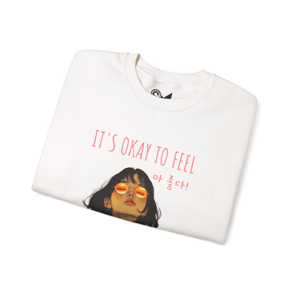 It's OK to feel Unisex Heavy Blend™ Crewneck Sweatshirt - Image 3