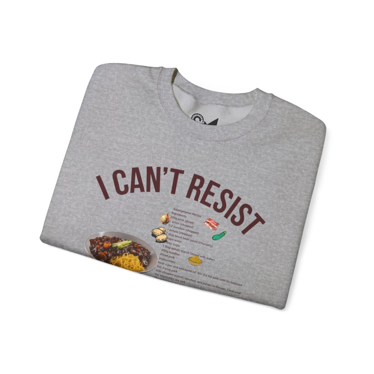 jjajangmyeon  Unisex Heavy Blend™ Crewneck Sweatshirt - Image 7