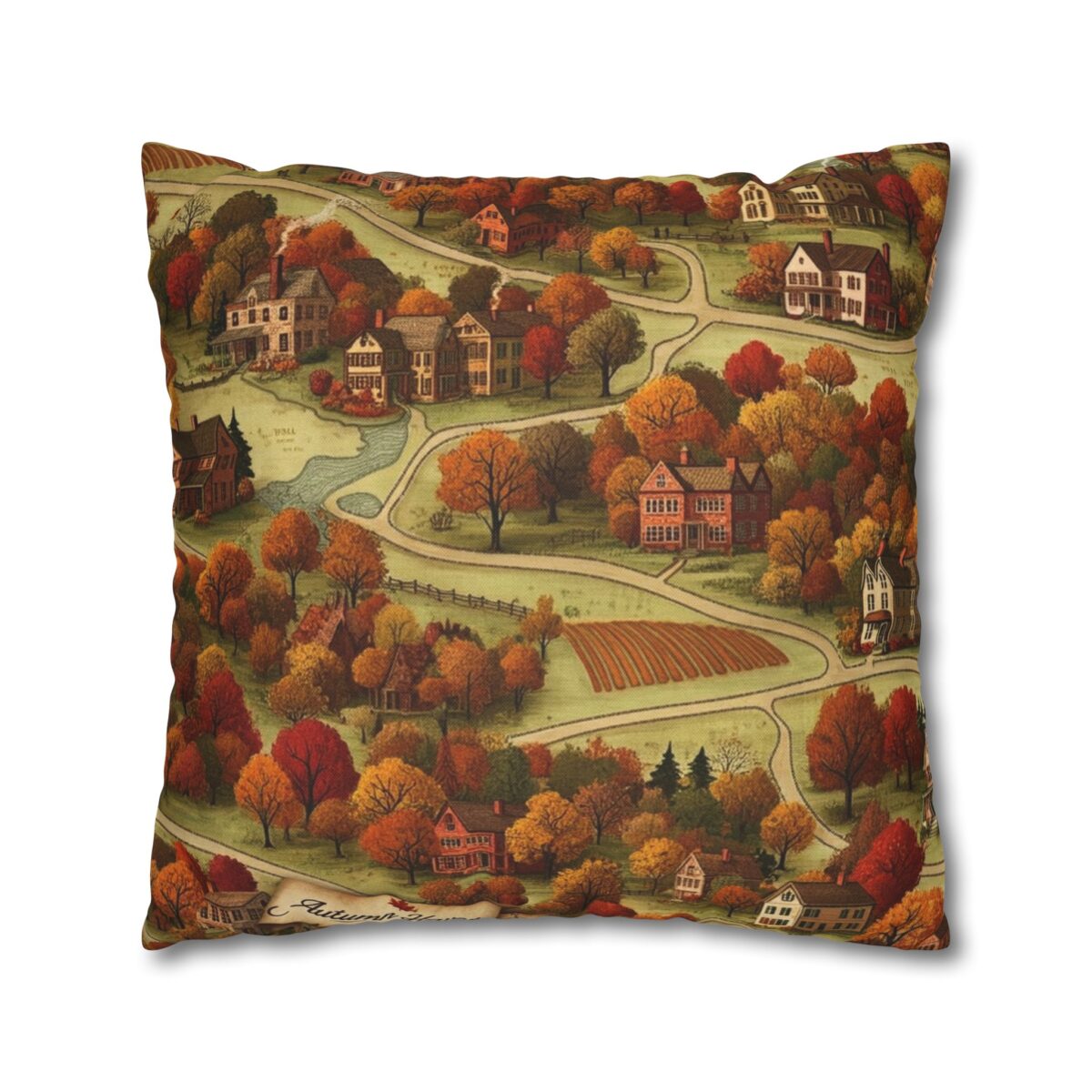 Map of Memories II Spun Polyester Square Pillowcase - Image 15