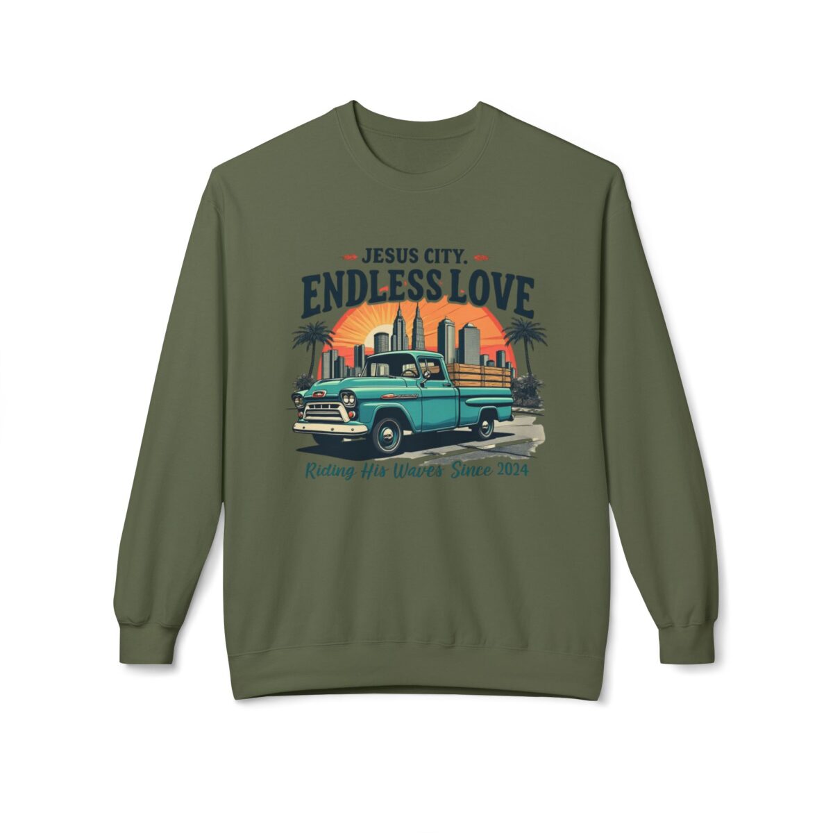 Endless love Unisex Midweight Softstyle Fleece Crewneck Sweatshirt - Image 13