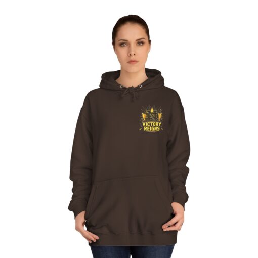 Victory reigns Unisex College Hoodie - Image 4