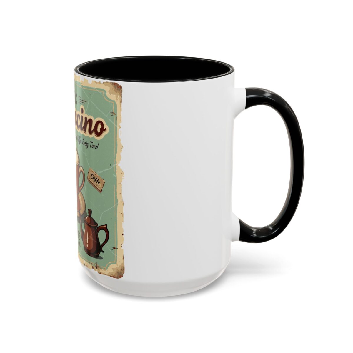 Classic Cappuccino Accent Coffee Mug (11, 15oz) - Image 18