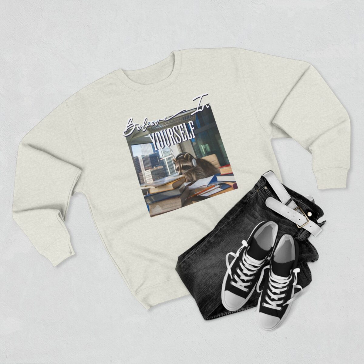 Believe in yourself Unisex Crewneck Sweatshirt - Image 15