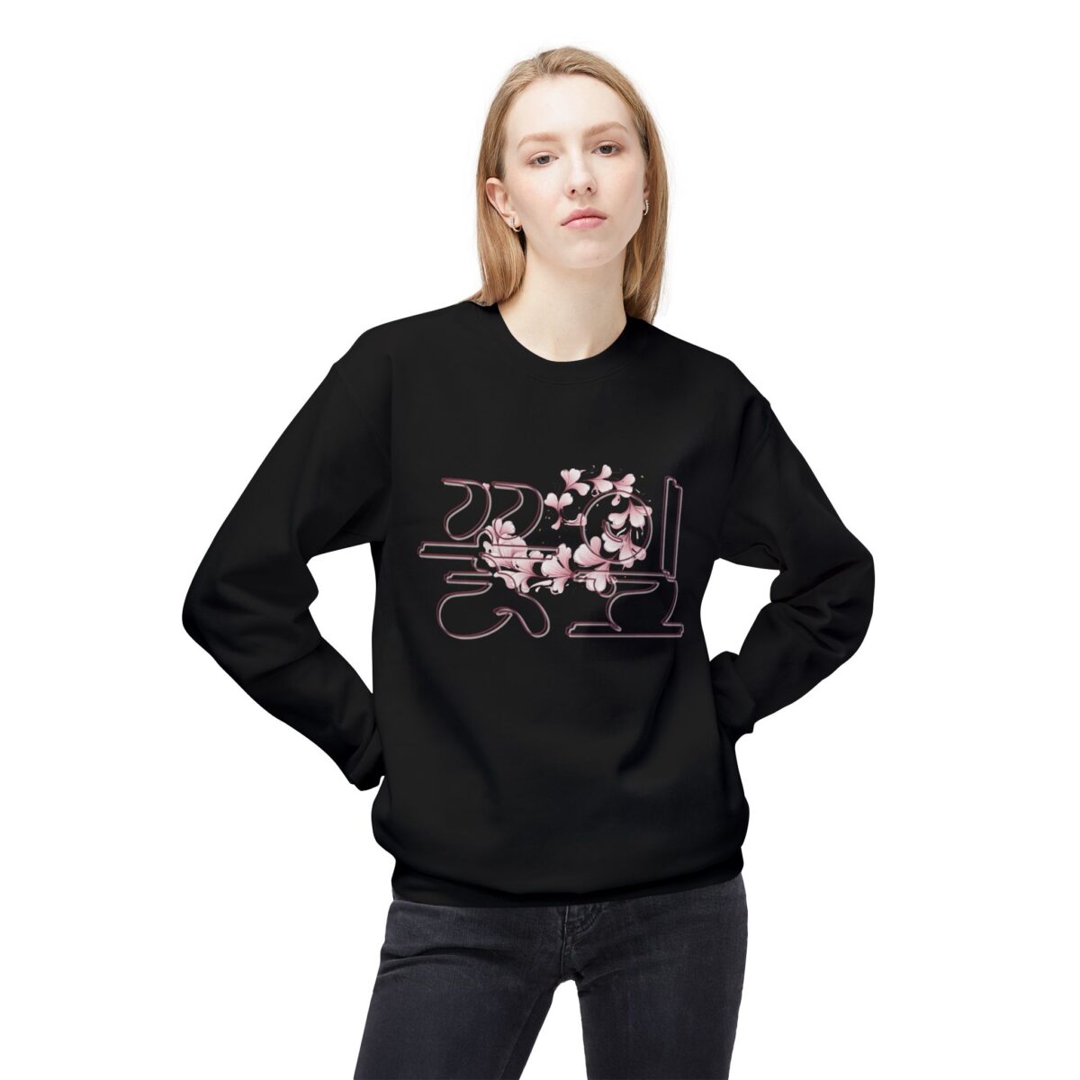 Petal Unisex Midweight Softstyle Fleece Crewneck Sweatshirt - Image 3