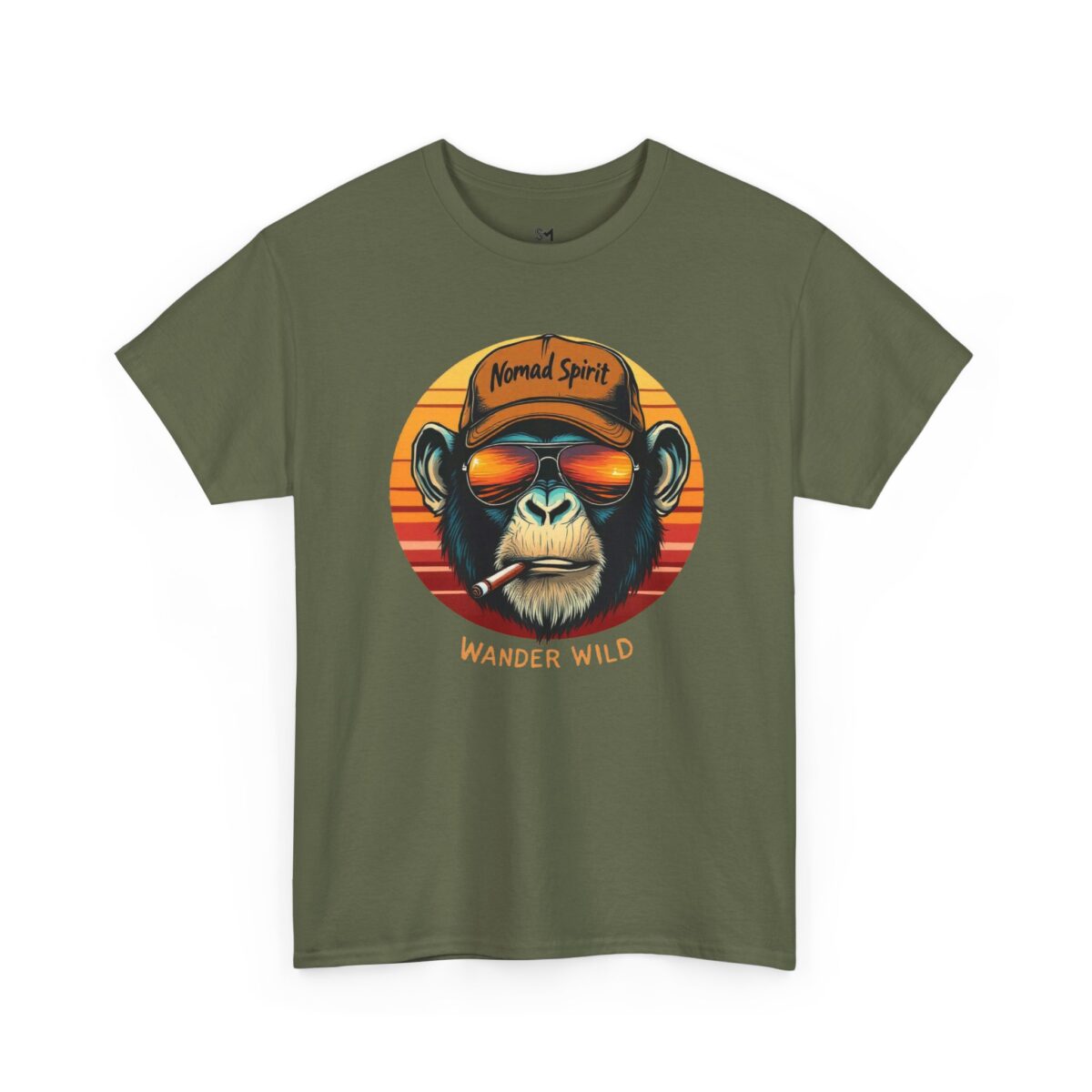 Nomad spirit Unisex Heavy Cotton Tee - Image 3