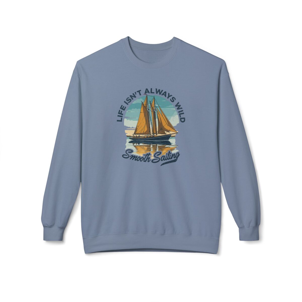 Smooth sailing Unisex Midweight Softstyle Fleece Crewneck Sweatshirt - Image 17