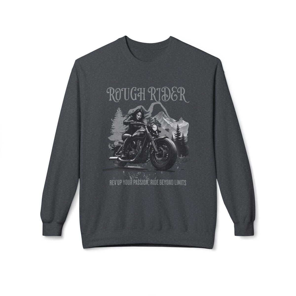 Rough rider Unisex Midweight Softstyle Fleece Crewneck Sweatshirt - Image 13