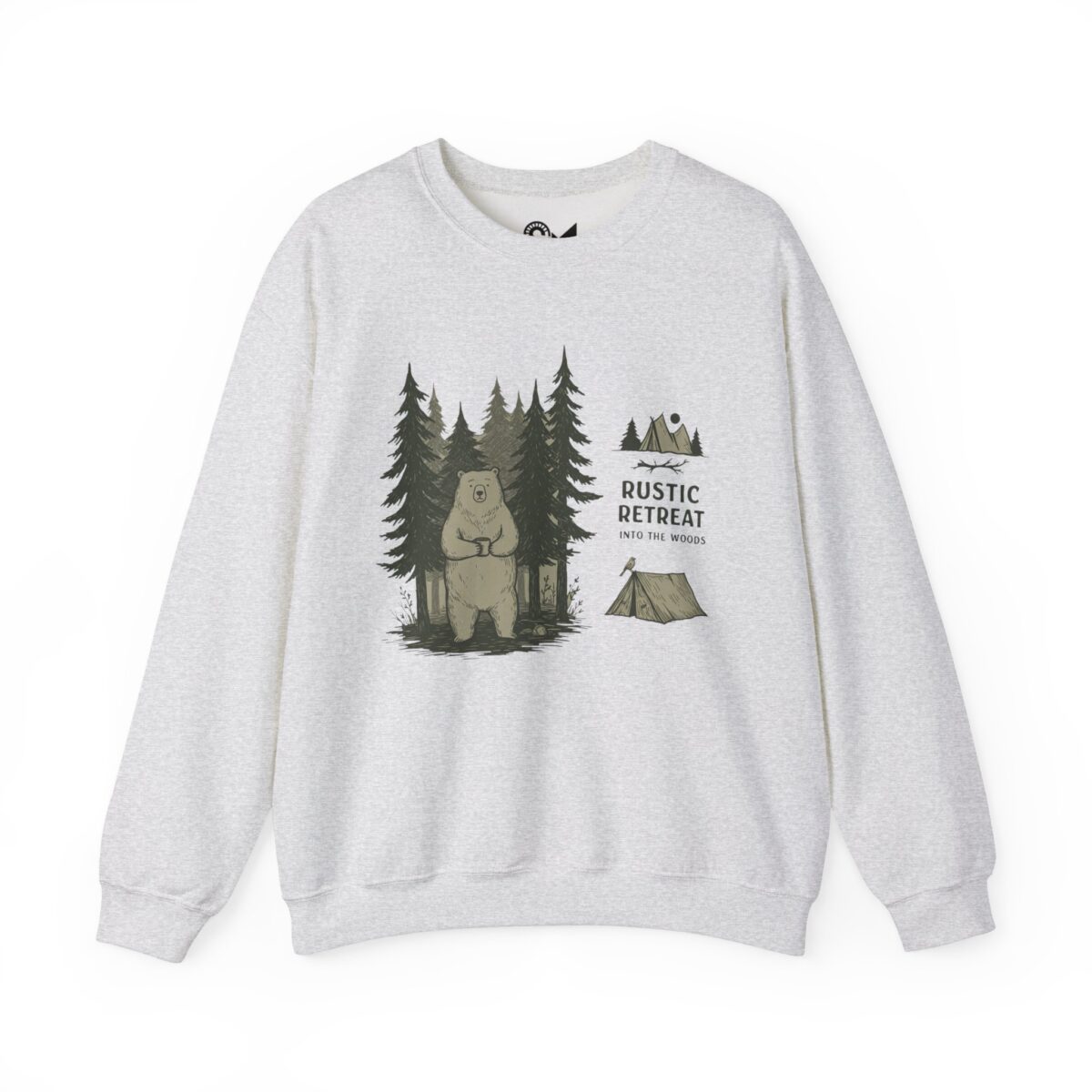 Rustic retreat Unisex Heavy Blend™ Crewneck Sweatshirt - Image 5