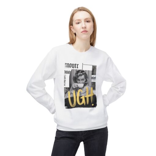 UGH Unisex Midweight Softstyle Fleece Crewneck Sweatshirt - Image 3