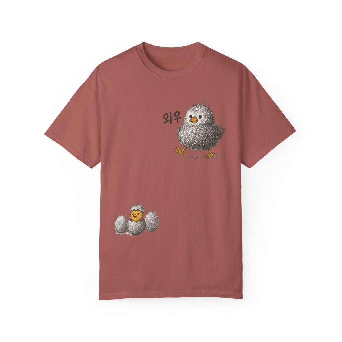 Funny Chick Illustration Unisex T-Shirt - Cute Bird Design for Animal Lovers - Image 17