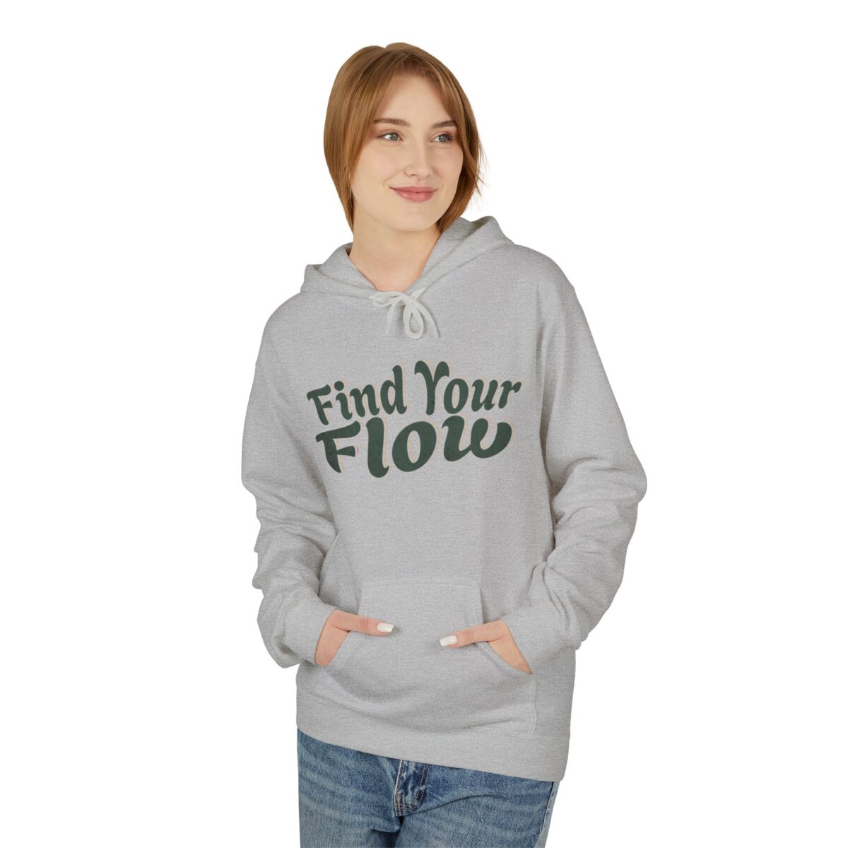 Find your flow Unisex Midweight Softstyle Fleece Hoodie - Image 15