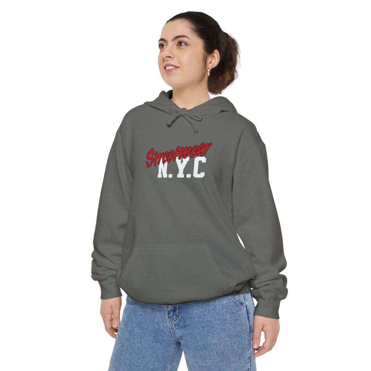 New York Streetwear Unisex Garment-Dyed Hoodie - Image 11