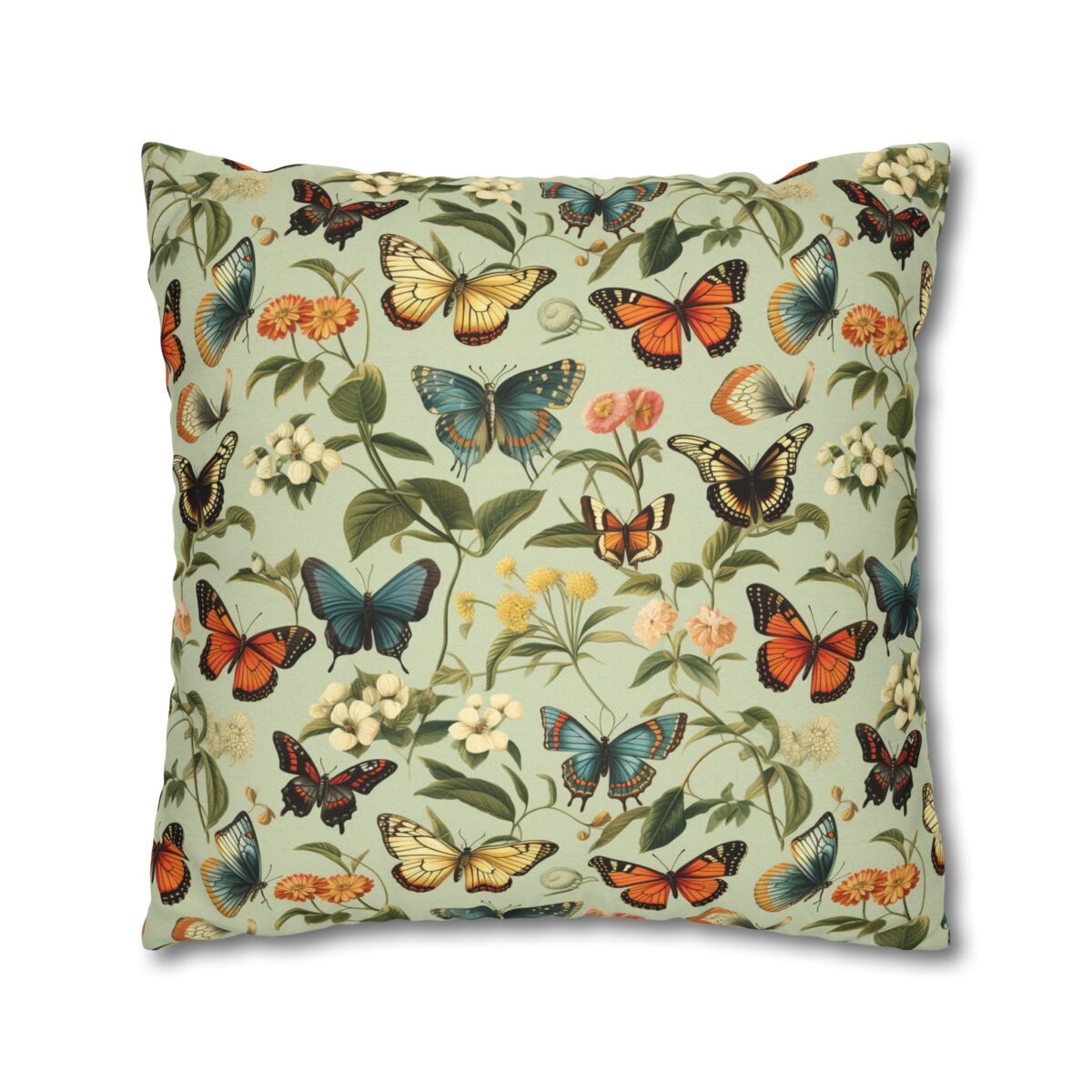 Butterfly Spun Polyester Square Pillowcase - Image 15
