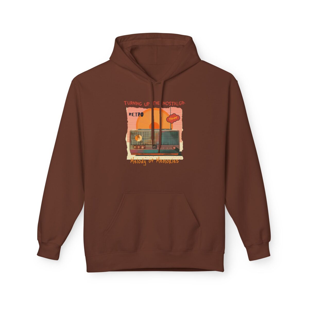 Turning up the nostalgia Unisex Midweight Softstyle Fleece Hoodie - Image 5