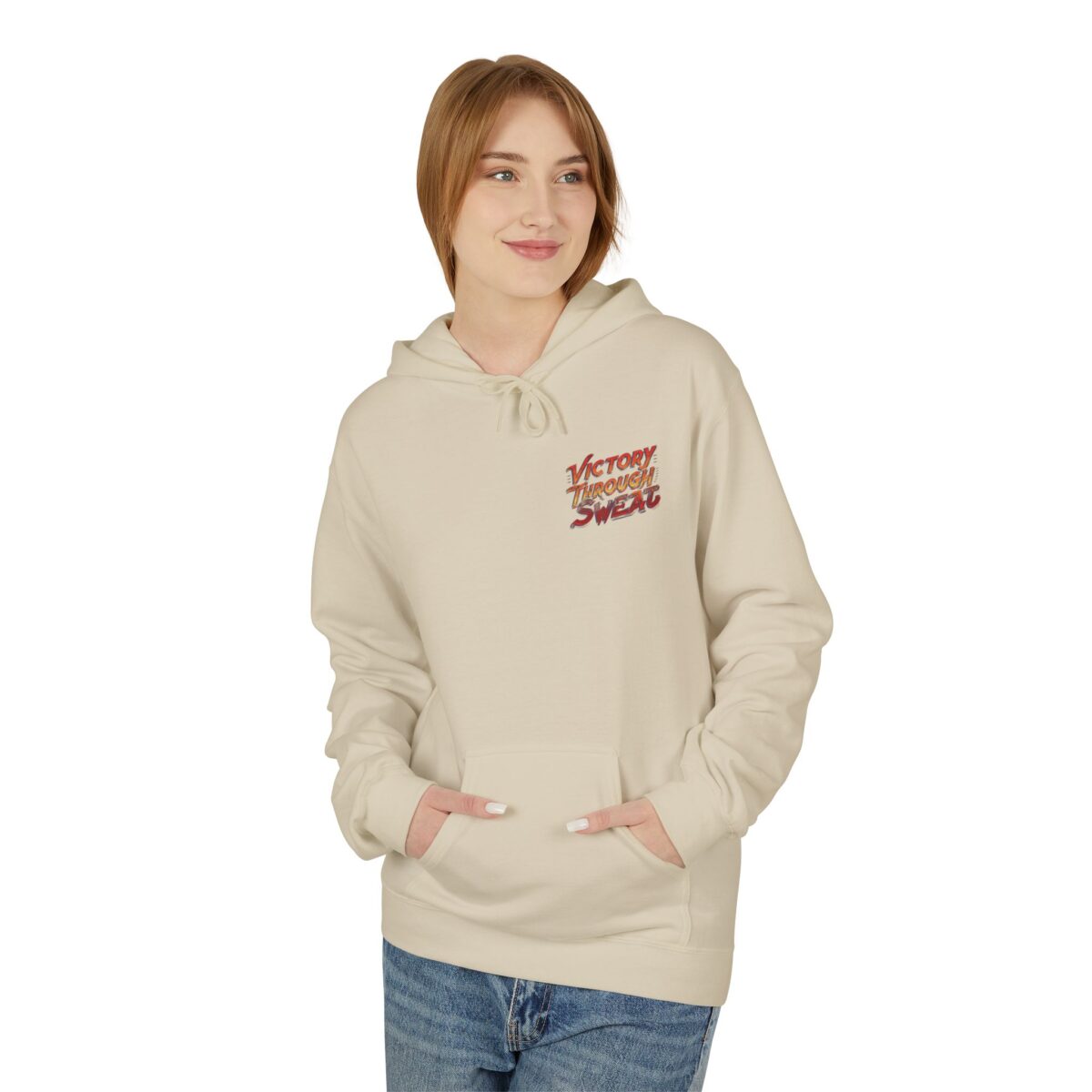 Victory through sweats Unisex Midweight Softstyle Fleece Hoodie - Image 15