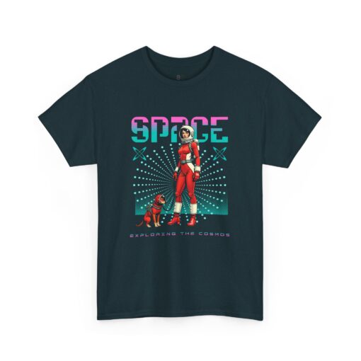 Space Unisex Heavy Cotton Tee - Image 11
