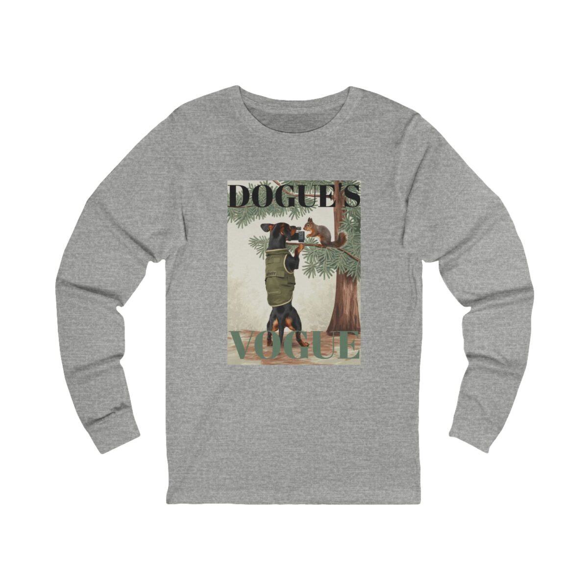 Dogue's Vogue Unisex Jersey Long Sleeve Tee - Image 9