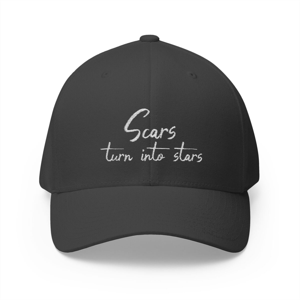Embroidered Cap - 'Scars Turn Into Stars' Inspiring Quote - Image 5