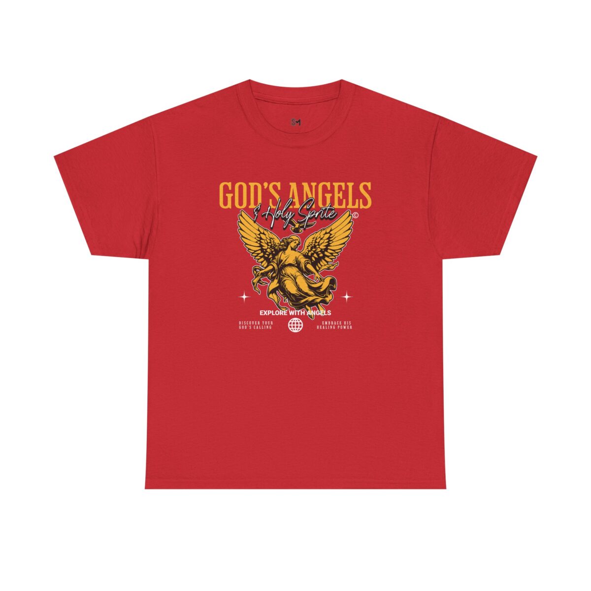 God's angels Unisex Heavy Cotton Tee - Image 45