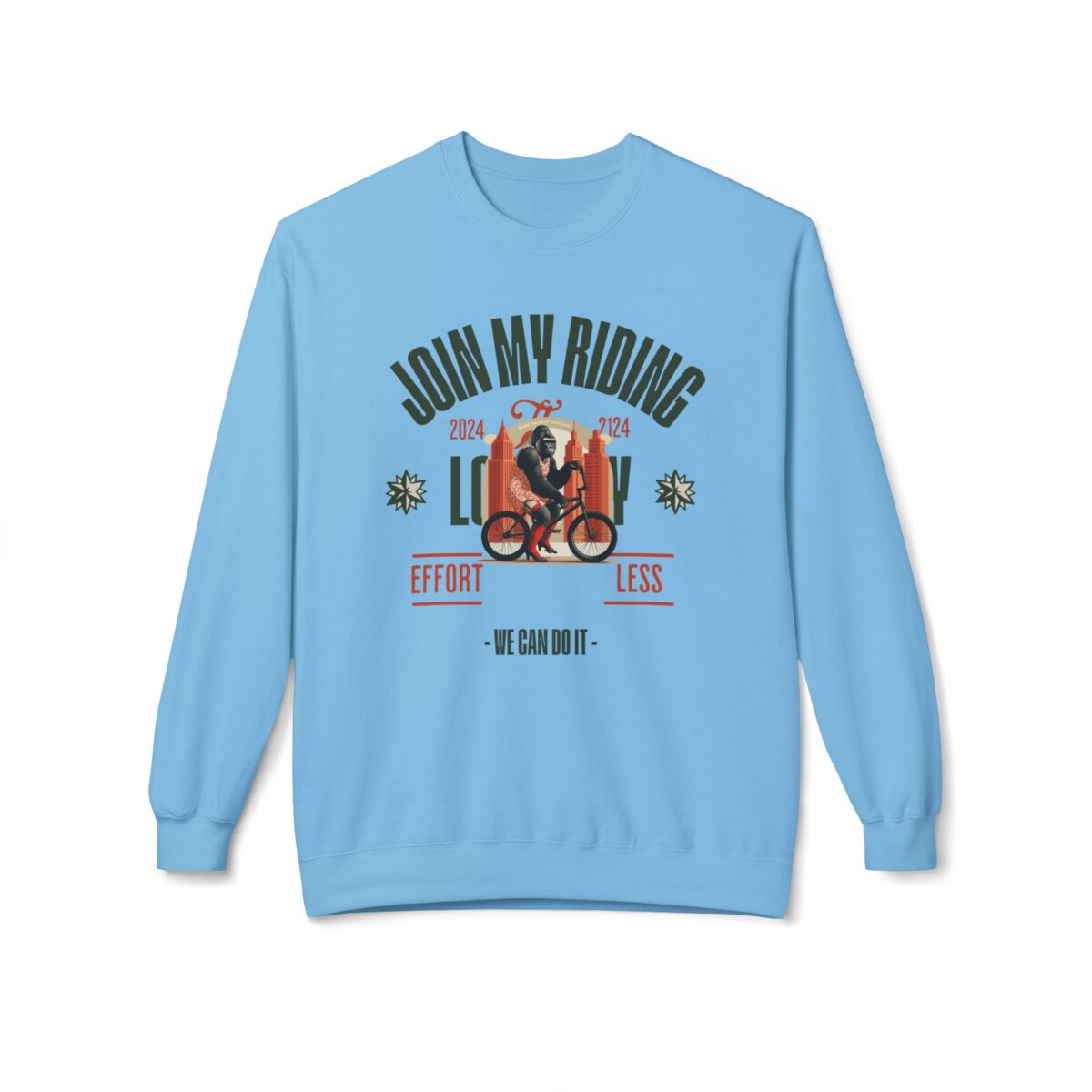Join My Riding? Unisex Midweight Softstyle Fleece Crewneck Sweatshirt - Image 13