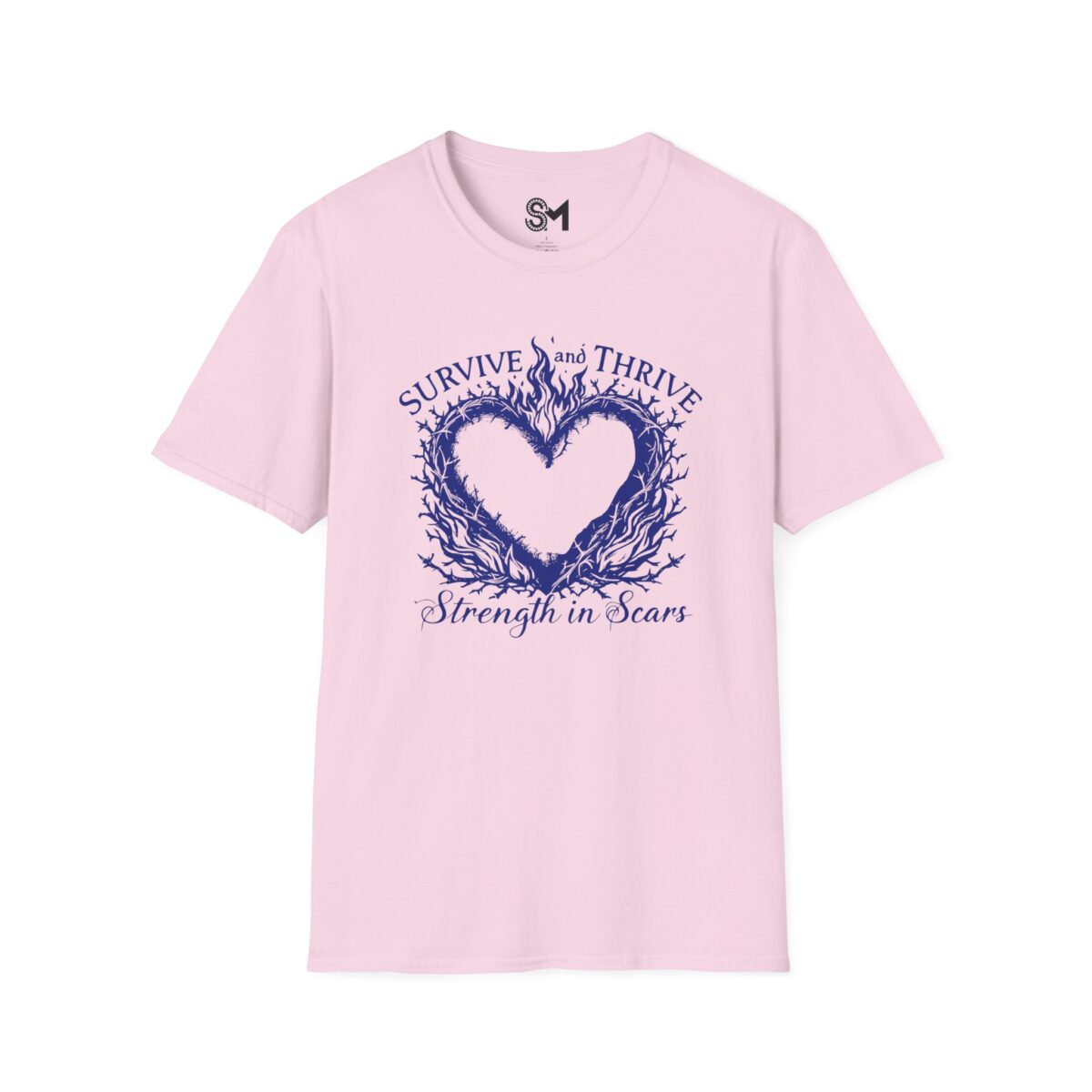 Strength in Scars Unisex Softstyle T-Shirt - Image 25