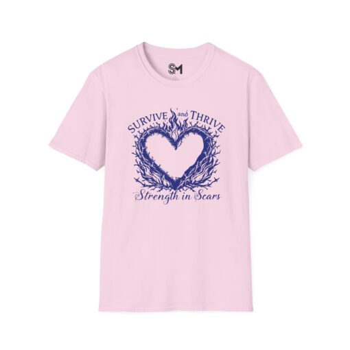 Strength in Scars Unisex Softstyle T-Shirt - Image 25