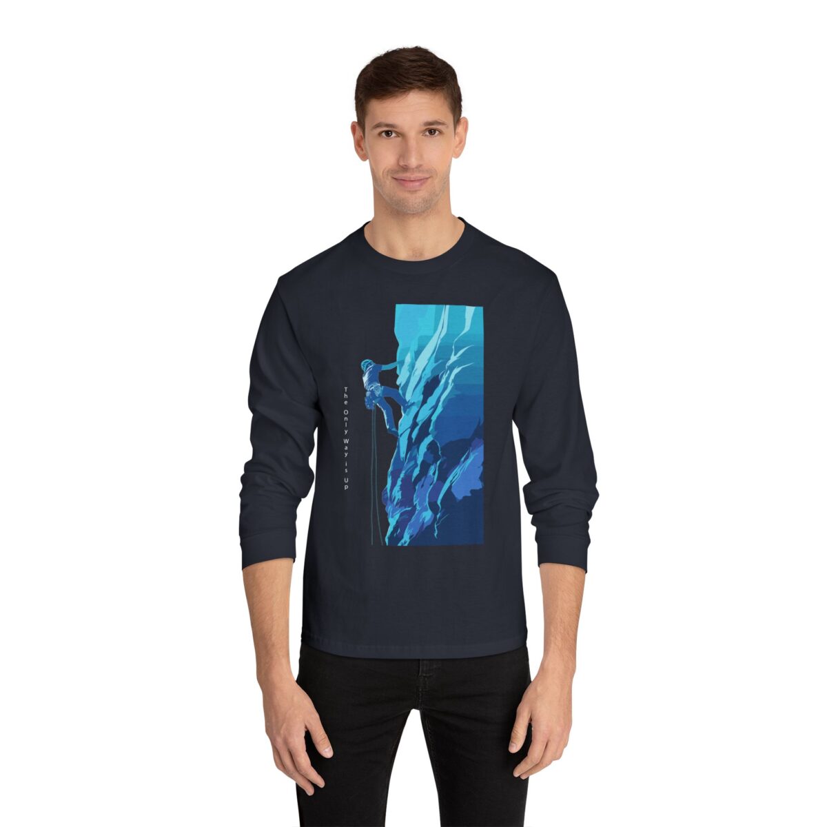 The only way is up Unisex Classic Long Sleeve T-Shirt - Image 7