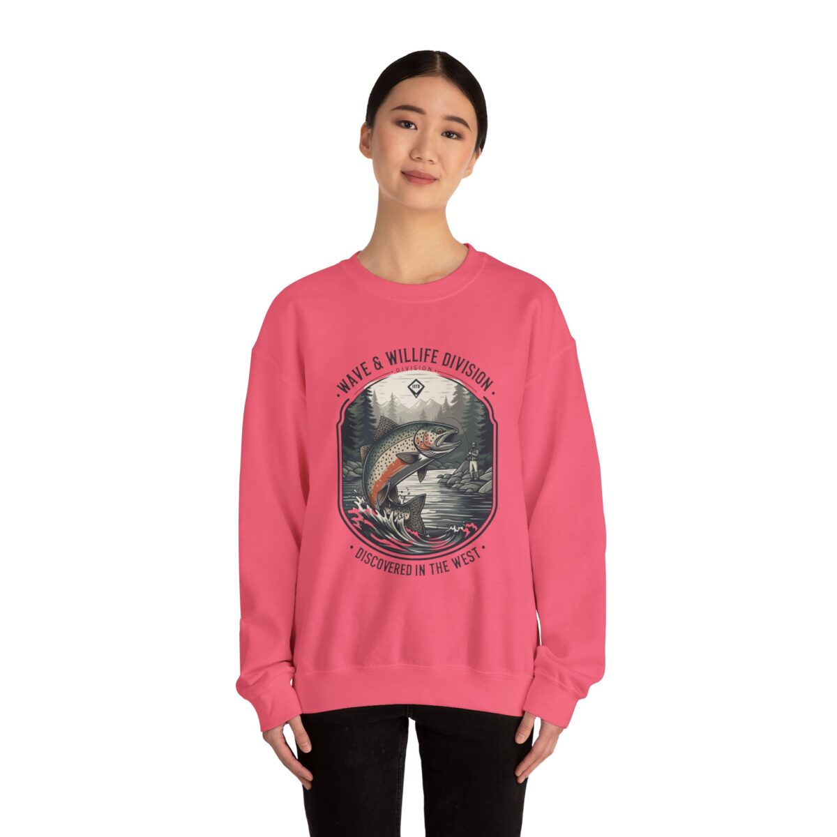 Discovered in the west Unisex Heavy Blend™ Crewneck Sweatshirt - Image 32