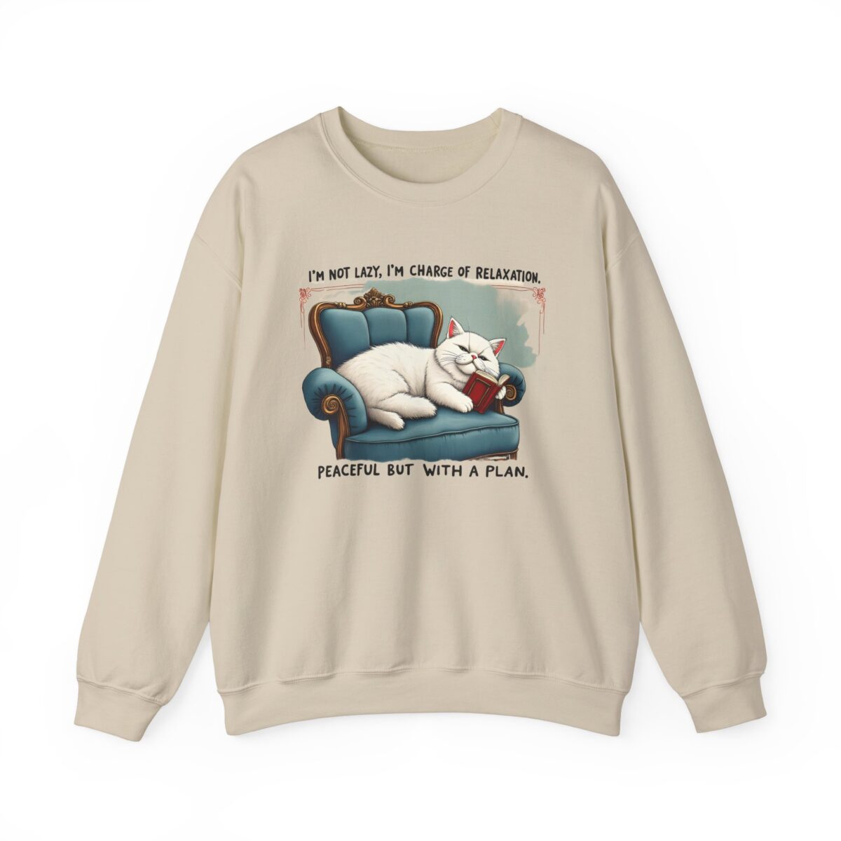 I'm not lazy Unisex Heavy Blend™ Crewneck Sweatshirt - Image 9