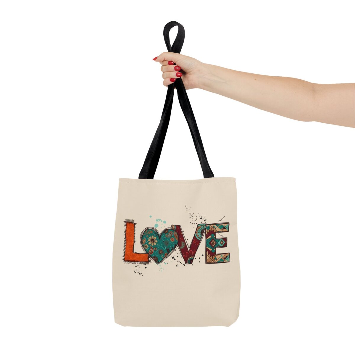 Love Tote Bag (AOP) - Image 4