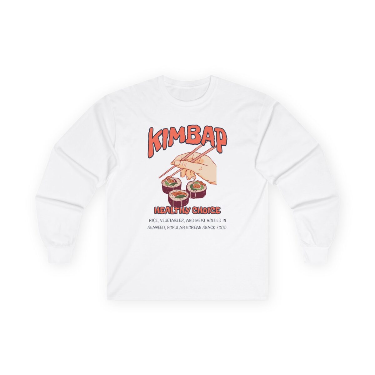 Kimbap Unisex Ultra Cotton Long Sleeve Tee
