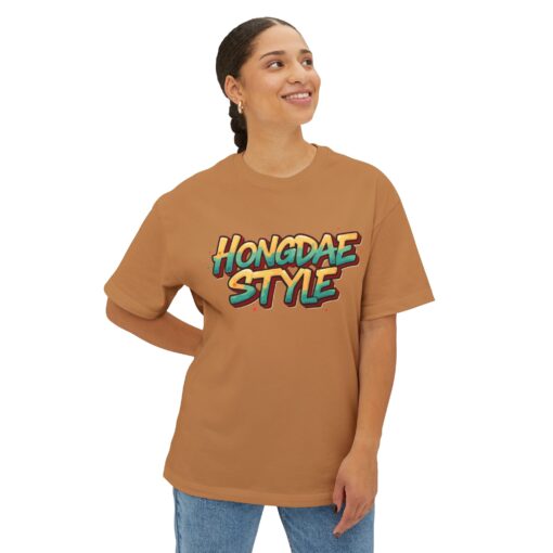 Hongdae style Unisex Oversized Boxy Tee - Image 19